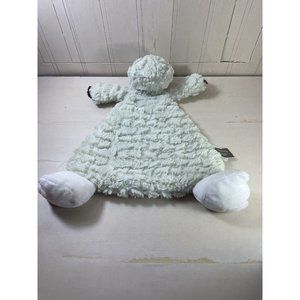 Demdaco Plush Light Green Arnie Alligator Security Blanket Lovey Rattle